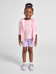 Lot de 6 shorts de cyclisme pour petites filles