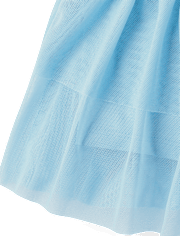 Toddler Girls Quick Dry Mesh Tiered Skort