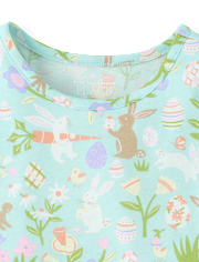 Toddler Girls Easter V-Waist Dress