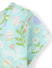 Toddler Girls Easter V-Waist Dress