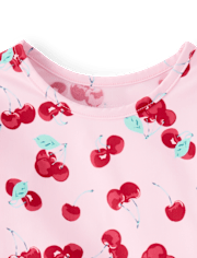 Toddler Girls Cherry 3-Piece Swimsuit