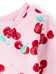 Toddler Girls Cherry 3-Piece Swimsuit