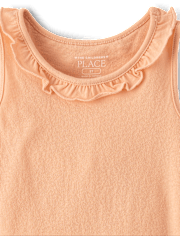 Toddler Girls Floral Flutter Tank Top 4-Pack