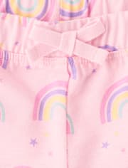 Toddler Girls Print Shorts 4-Pack