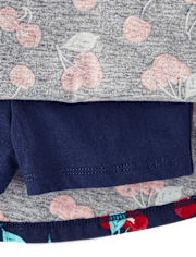 Toddler Girls Print 2-Piece Outfit Set