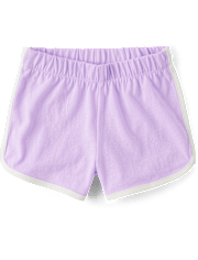 Toddler Girls Contrast Dolphin Shorts 5-Pack