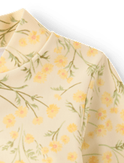 Baby And Toddler Girls Floral Half Zip Rashguard One Piece Swimsuit