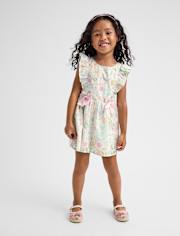 Robe papillon à nœud papillon lapin pour petites filles