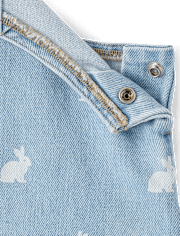 Toddler Girls Bunny Skirtall 2-Piece Outfit Set