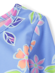 Toddler Girls Tropical 3-Piece Swimsuit