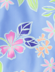 Toddler Girls Tropical 3-Piece Swimsuit