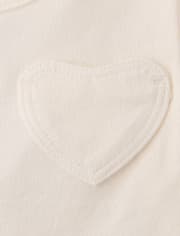Toddler Girls Heart Pocket Tee