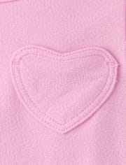 Toddler Girls Heart Pocket Tee