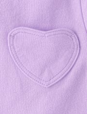 Toddler Girls Heart Pocket Tee