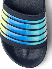 Sandales rayées pour garçons