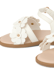 Toddler Girls Floral Sandals