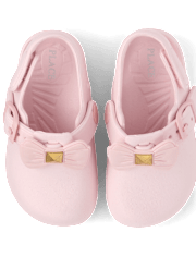 Toddler Girls Bow Clogs