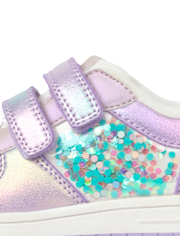 Baskets basses irisées Shakey pour petites filles