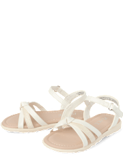 Toddler Girls Metallic Sandals