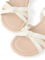 Toddler Girls Metallic Sandals