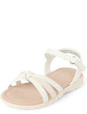 Toddler Girls Metallic Sandals