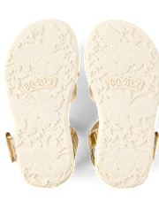 Sandales métallisées pour petites filles