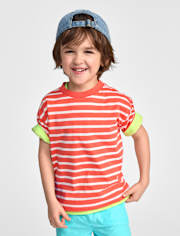T-shirt rayé pour bébé et tout-petit