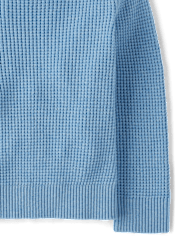 Baby And Toddler Boys Waffle Sweater