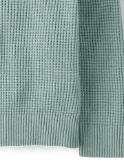 Baby And Toddler Boys Waffle Sweater