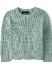 Baby And Toddler Boys Waffle Sweater