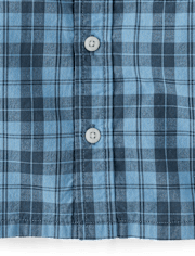 Baby And Toddler Boys Plaid Poplin Button Up Shirt