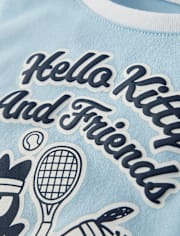 Girls Hello Kitty® And Friends Puff Print Tennis Ringer Baby Tee