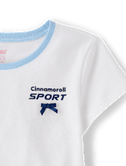 Girls Cinnamoroll™ Sport Bow Ringer Baby Tee