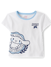 Girls Cinnamoroll™ Sport Bow Ringer Baby Tee