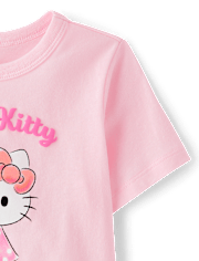 Toddler Girls Hello Kitty® Glitter Puff Print Graphic Tee