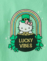 Toddler Girls Hello Kitty® Glitter St. Patrick's Day Graphic Tee