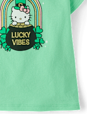 Toddler Girls Hello Kitty® Glitter St. Patrick's Day Graphic Tee