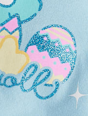Girls Cinnamoroll Glitter Easter Graphic Tee