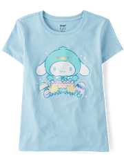Girls Cinnamoroll Glitter Easter Graphic Tee