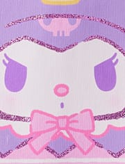 T-shirt graphique à paillettes Kuromi™ pour filles, motif Pâques