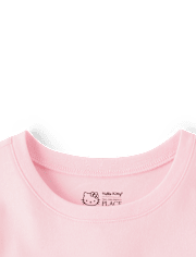 Girls Hello Kitty® Puff Print Easter Graphic Tee
