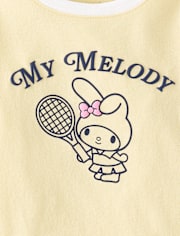T-shirt graphique à imprimé en relief My Melody™ pour petites filles