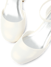 Girls Shimmer Block Heels