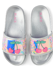 Girls Shakey Cherry Slides