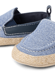 Baby Boys Chambray Boat Shoes
