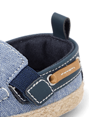Baby Boys Chambray Boat Shoes