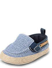 Baby Boys Chambray Boat Shoes