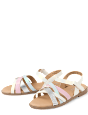 Girls Colorblock Sandals