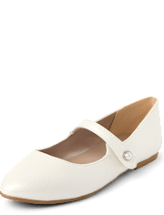 Girls Glitter Ballet Flats