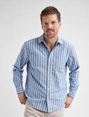 Mens Dad And Me Striped Oxford Button Up Shirt